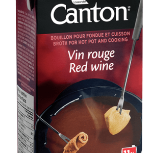 Bouillon pour fondue et cuisson Vin Rouge Canton 1.1L