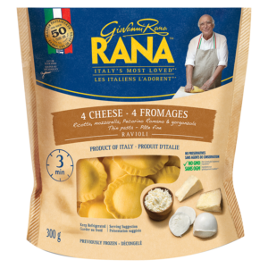 Pâtes fraîches ravioli farcies aux 4 fromages Rana 300g