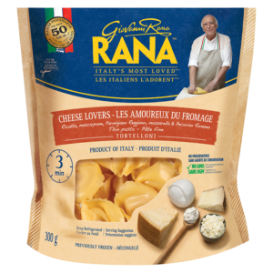 Pâtes fraîches tortelloni farcies Amoureux de fromages Rana 300g