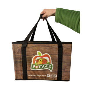 Grand Panier réutilisable et pliable Potager